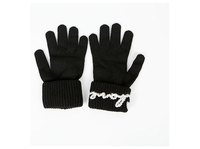 Chanel Guanti con logo Pearl Nero - vista 2