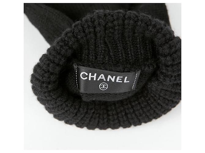 Chanel Guanti con logo Pearl Nero - vista 5