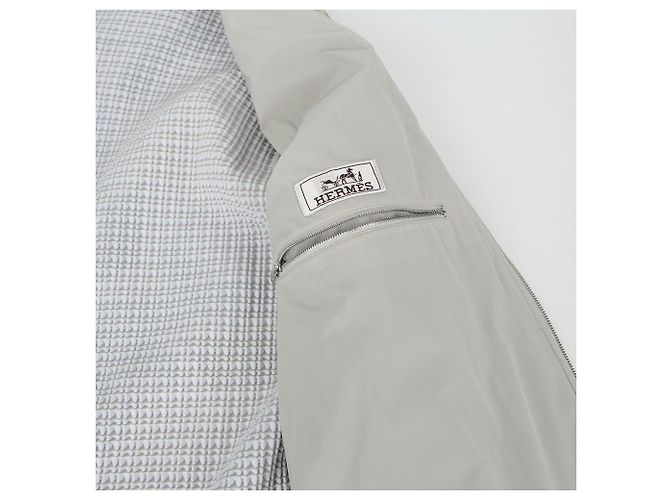 Hermès Giacca con cappuccio Taglia Grigio - vista 7