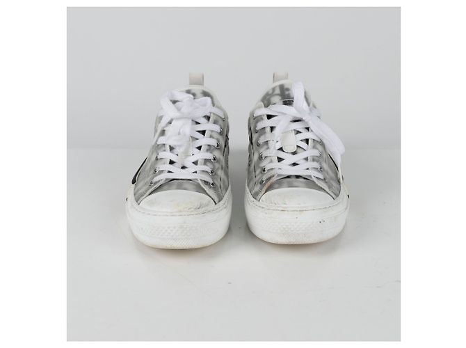 Baskets Dior Oblique Canvas Blanc Homme EU 39.5 - vue 6