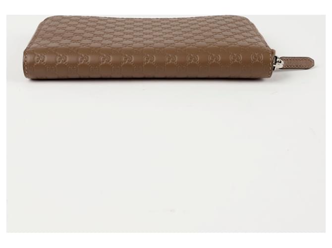 Gucci Portafoglio lungo Microsima Marrone - vista 6