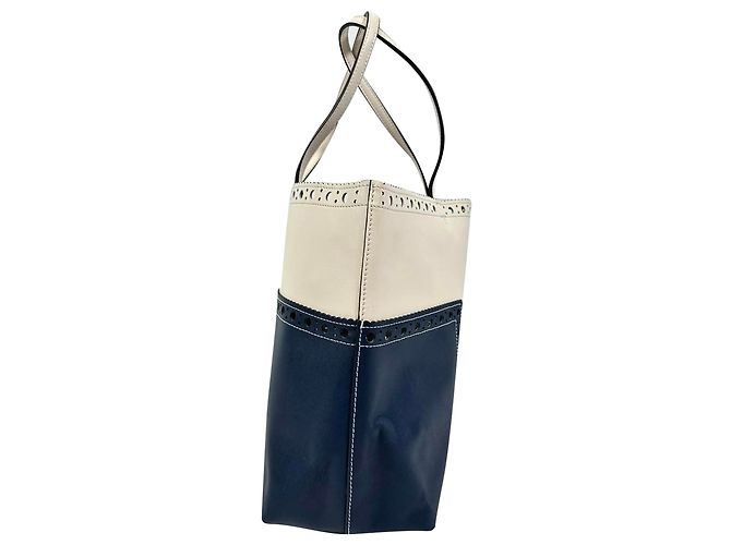 Bolsa Tote Brogue Tory Burch em couro multicolorido Multicor - vista 2