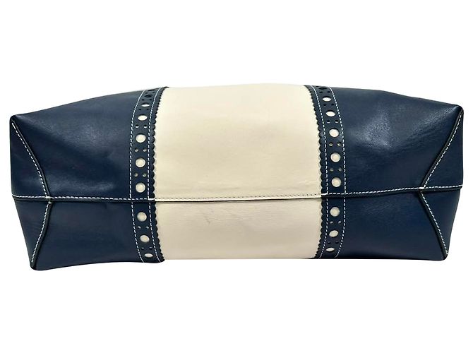 Bolsa Tote Brogue Tory Burch em couro multicolorido Multicor - vista 3