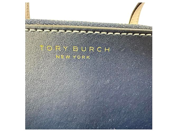 Bolsa Tote Brogue Tory Burch em couro multicolorido Multicor - vista 6