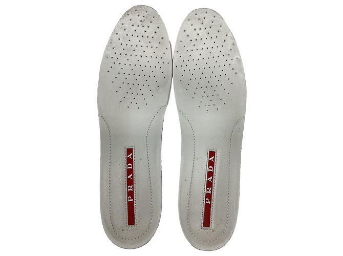 Sneakers slip-on Prada Sport in pelle nera Nero - vista 8