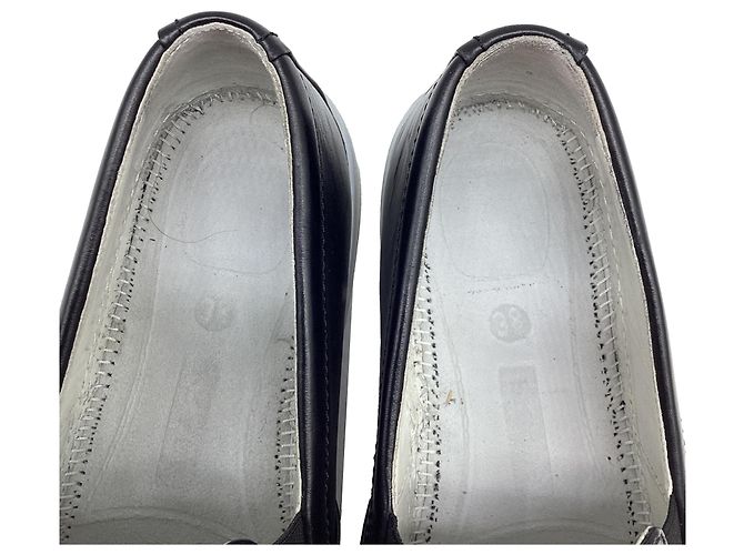 Sneakers slip-on Prada Sport in pelle nera Nero - vista 9