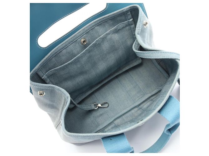 Hermès Borsa Hermes Valparaiso PM Blue - vista 3
