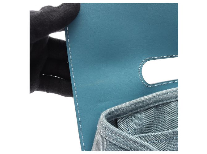 Hermès Borsa Hermes Valparaiso PM Blue - vista 9