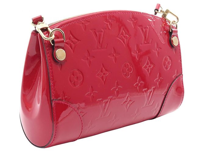 Clutch Louis Vuitton Santa Monica Vernis 2way borsa a tracolla Rosa - vista 2