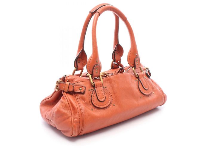 Chloé Borsa in pelle Chloe Paddington Marrone - vista 2