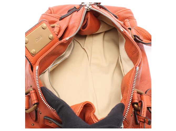 Chloé Borsa in pelle Chloe Paddington Marrone - vista 3