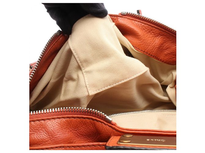 Chloé Borsa in pelle Chloe Paddington Marrone - vista 5