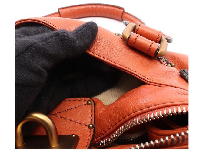 Chloé Borsa in pelle Chloe Paddington Marrone - vista 6