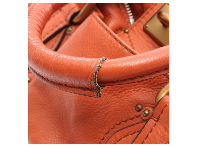 Chloé Borsa in pelle Chloe Paddington Marrone - vista 8