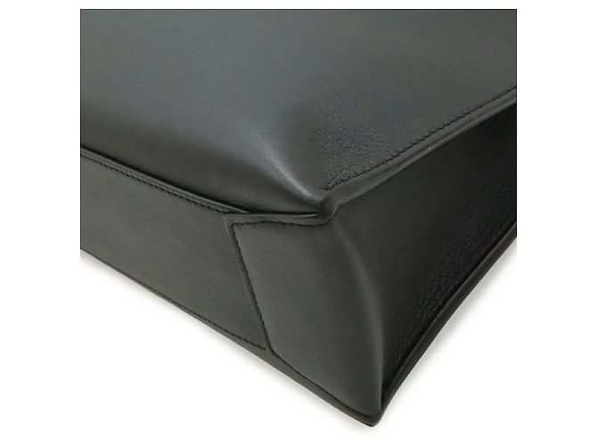 Sac tote de couro com fivela Anagram Loewe Preto - vista 3