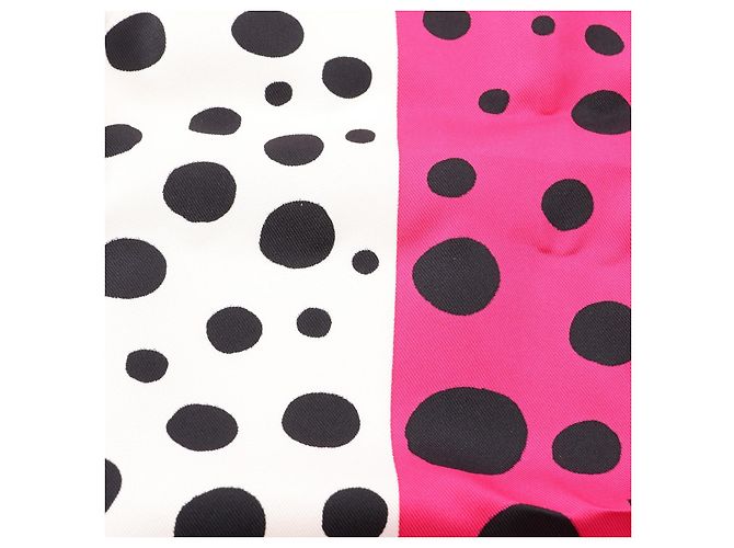Sciarpa in seta Louis Vuitton Yayoi Kusama Carre 90 Pumpkin Rosa - vista 4