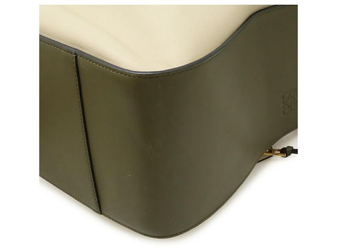 Borsa a mano piccola Hammock in pelle Loewe Marrone Beige - vista 3