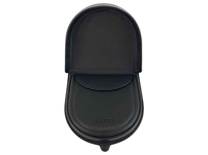 Loewe Leather Coin Case Black Vintage - view 4