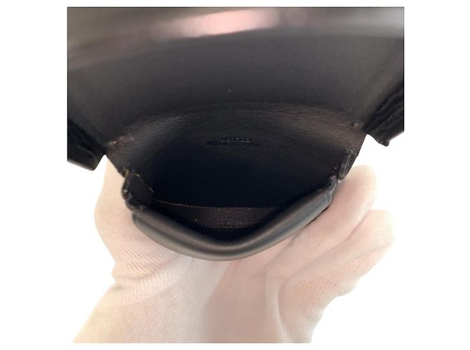 Loewe Leather Coin Case Black Vintage - view 6