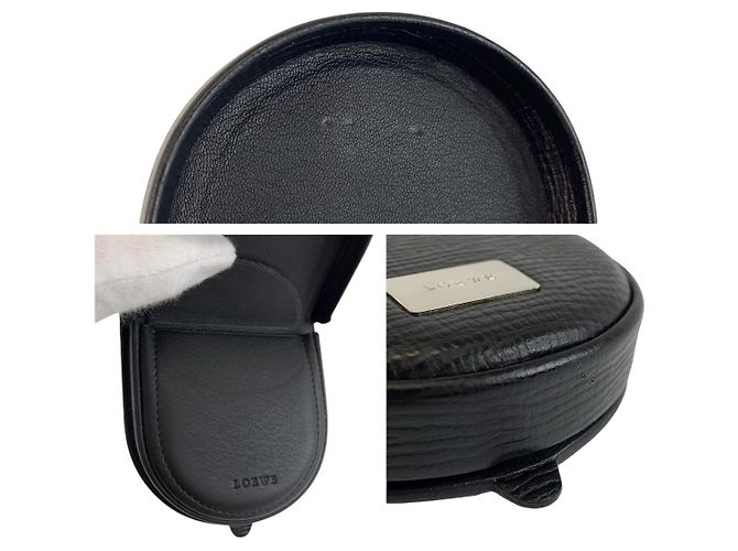 Loewe Leather Coin Case Black Vintage - view 9