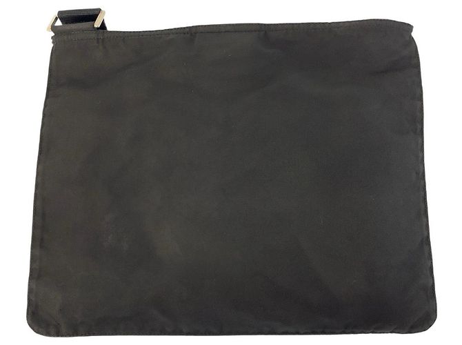 Borsa a tracolla in nylon Tessuto Prada Nero - view 2