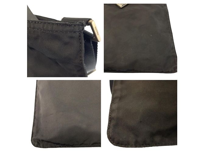 Borsa a tracolla in nylon Tessuto Prada Nero - view 5