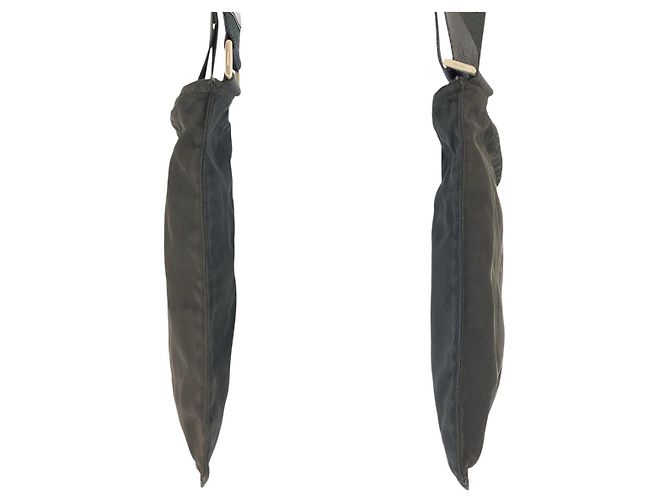 Borsa a tracolla in nylon Tessuto Prada Nero - view 8