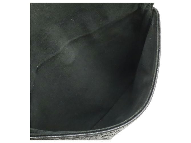 Borsa a Spalla Louis Vuitton Twice Monogram Empreinte Nero - vista 6