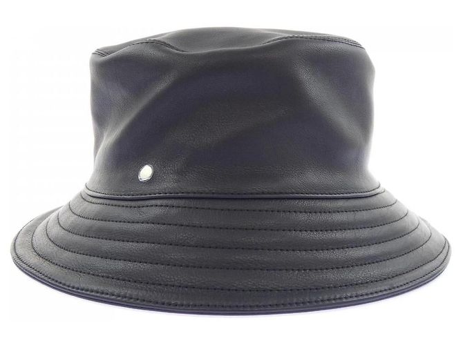 Hermès Cappello FRED in pelle di vitello Hermes Nero - vista 2