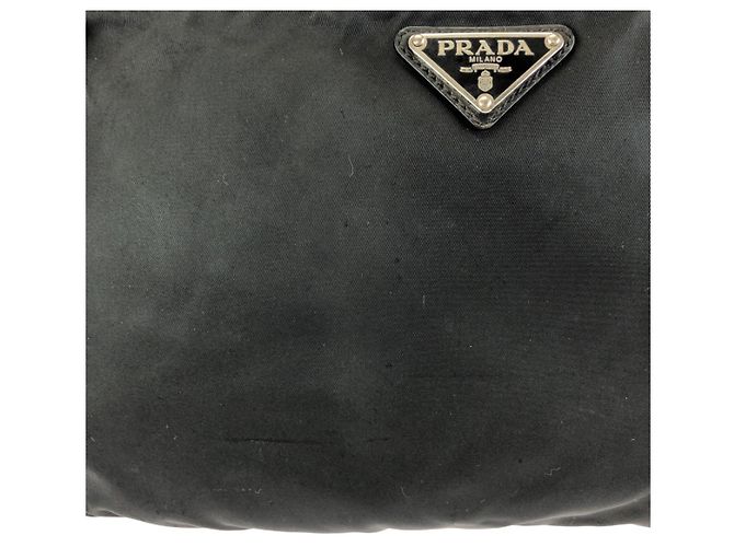 Borsa a tracolla in nylon Tessuto Prada Nero - vista 5