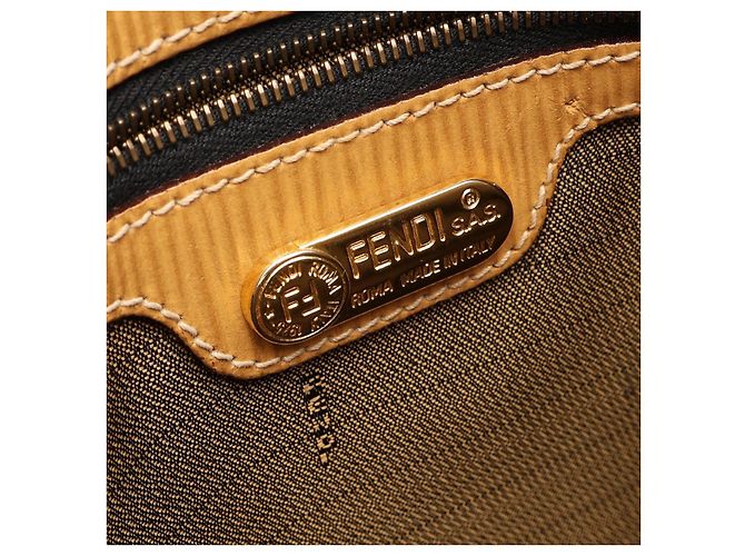 Fendi Zucca Canvas Tote Bag Braun - Ansicht 4