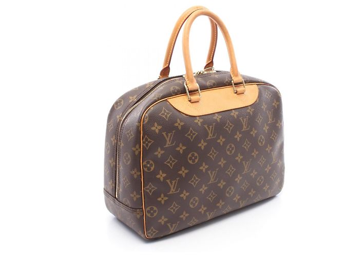 Borsa Louis Vuitton Deauville Monogram Marrone - vista 2