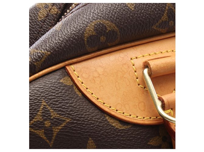 Borsa Louis Vuitton Deauville Monogram Marrone - vista 8