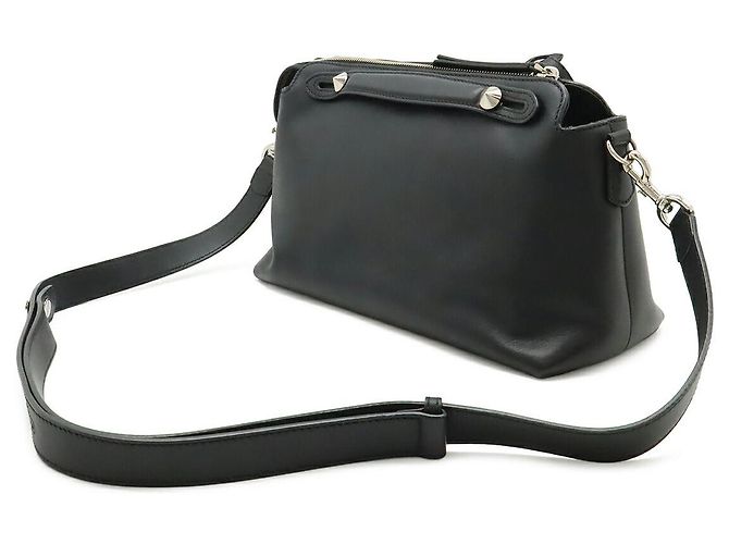 Borsa 2way in pelle Fendi By The Way Nero - vista 2