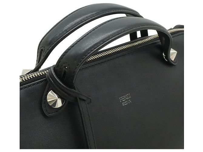 Borsa 2way in pelle Fendi By The Way Nero - vista 6