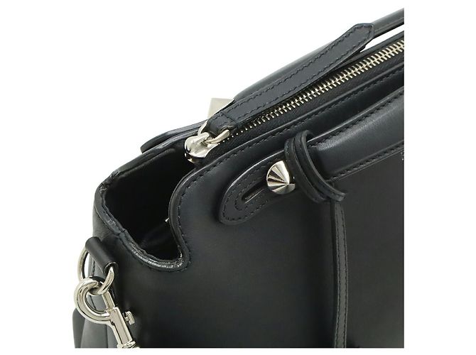 Borsa 2way in pelle Fendi By The Way Nero - vista 7