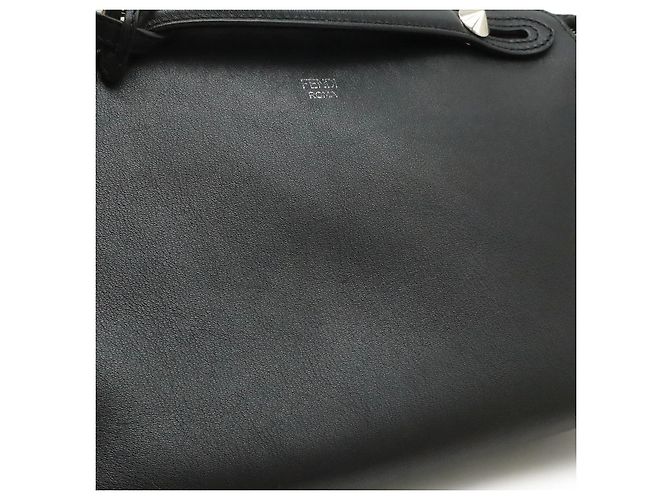 Borsa 2way in pelle Fendi By The Way Nero - vista 9