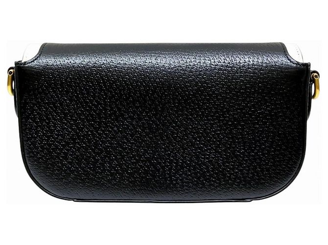 Borsa a tracolla in pelle Gucci adidas Collaboration Limited Nero - vista 2