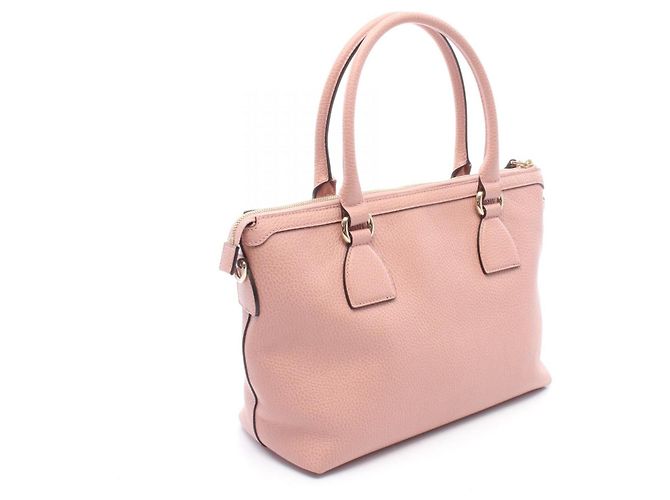 Borsa 2way in pelle Gucci Interlocking G Rosa - vista 2