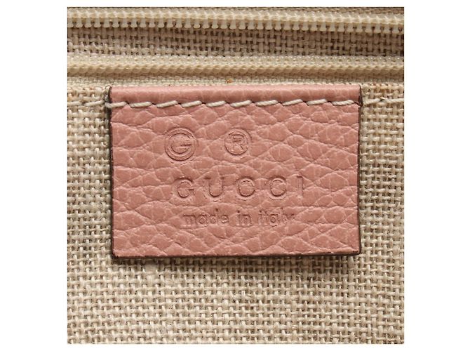 Borsa 2way in pelle Gucci Interlocking G Rosa - vista 4