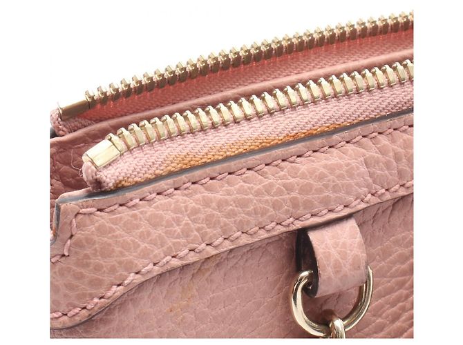 Borsa 2way in pelle Gucci Interlocking G Rosa - vista 5