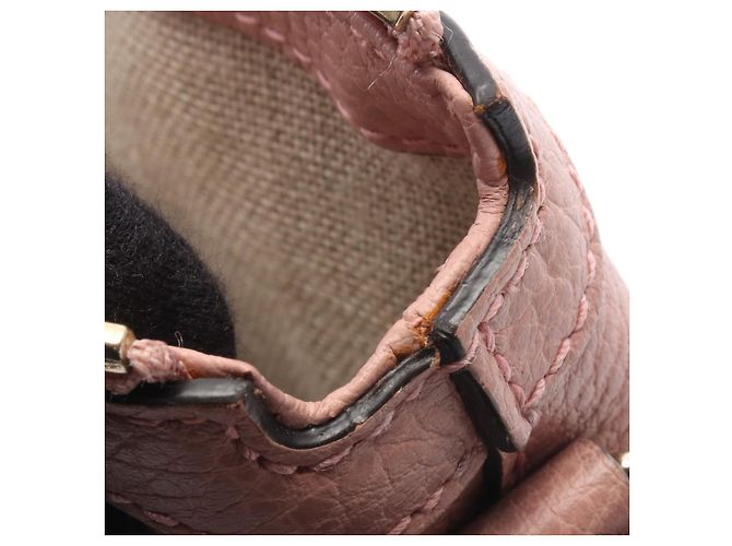 Borsa 2way in pelle Gucci Interlocking G Rosa - vista 8