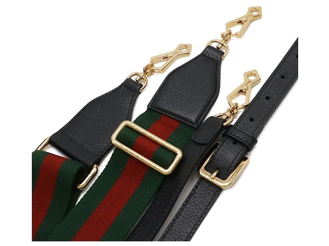 Mini borsa Horsebit 1955 Gucci x Adidas Nero - vue 5