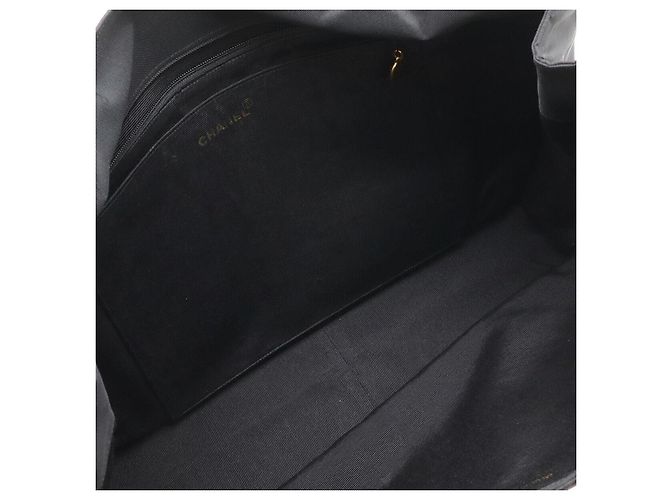Chanel Nylon Canvas Coco Mark Tote Bag Schwarz - Ansicht 6