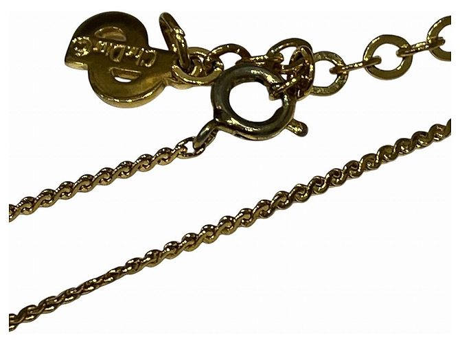 Collana Christian Dior D'oro Metallico - vista 2