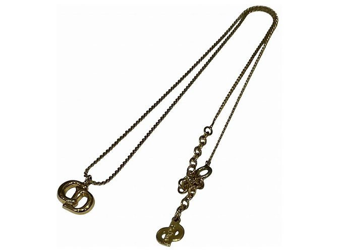 Collana Christian Dior D'oro Metallico - vista 3