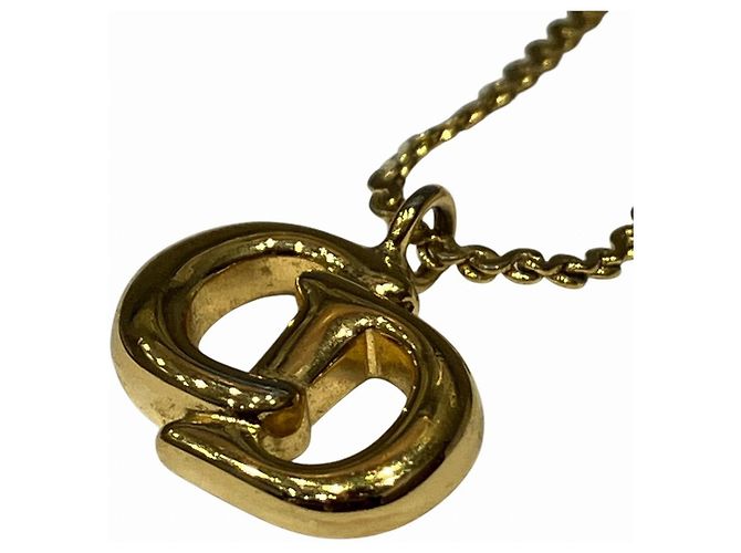 Collana Christian Dior D'oro Metallico - vista 5