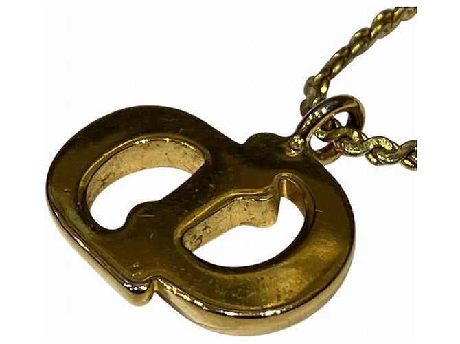Collana Christian Dior D'oro Metallico - vista 6