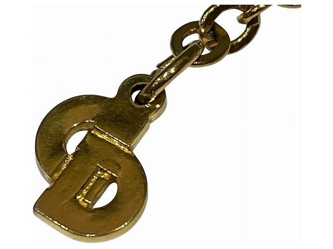 Collana Christian Dior D'oro Metallico - vista 8