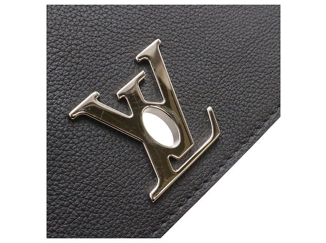 Zaino Louis Vuitton Lockme in pelle nera Nero - vista 5